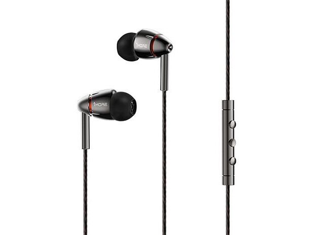 Наушники 1MORE Quad Driver In-Ear Headphones E1010 Grey - 2