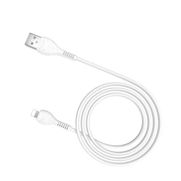 USB кабель HOCO X37 Cool Power Lightning 8-pin, 2.4А, 1м, PVC (белый) - 2